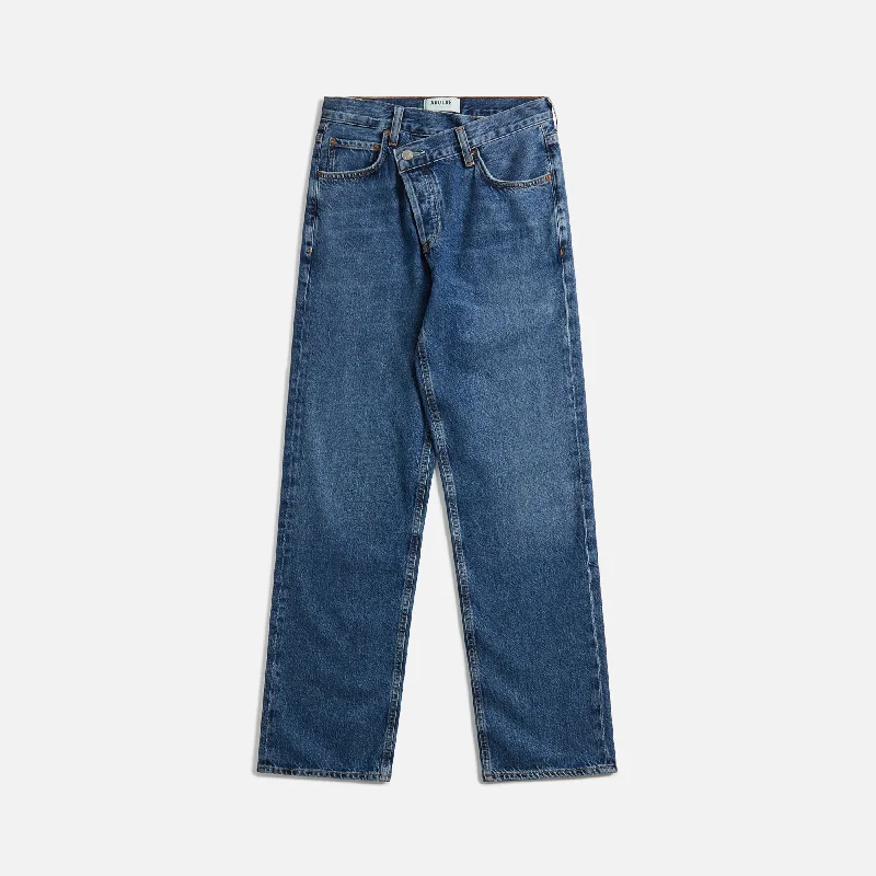 Agolde Criss Cross Jean - Control Fashionable Jeggings Style Jeans