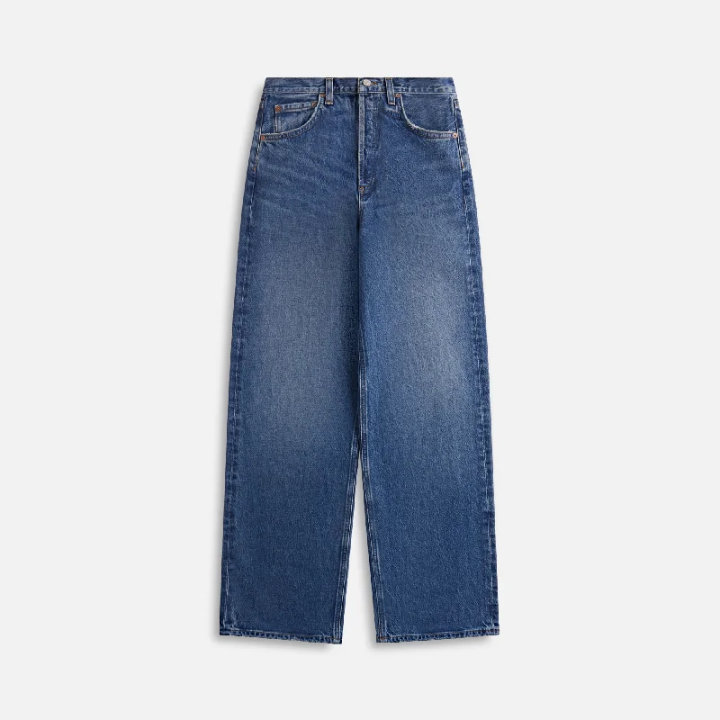 Agolde Low Slung Baggy Jean - Essence Elegant Wide-Leg Jeans