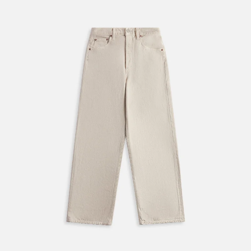 Agolde Low Slung Baggy Jean - Tusk Comfortable Dark Wash Jeans