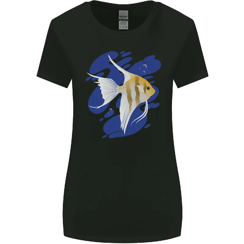 An Angel Fish in the Ocean Womens Wider Cut T-Shirt Fashionable Trendy Casual