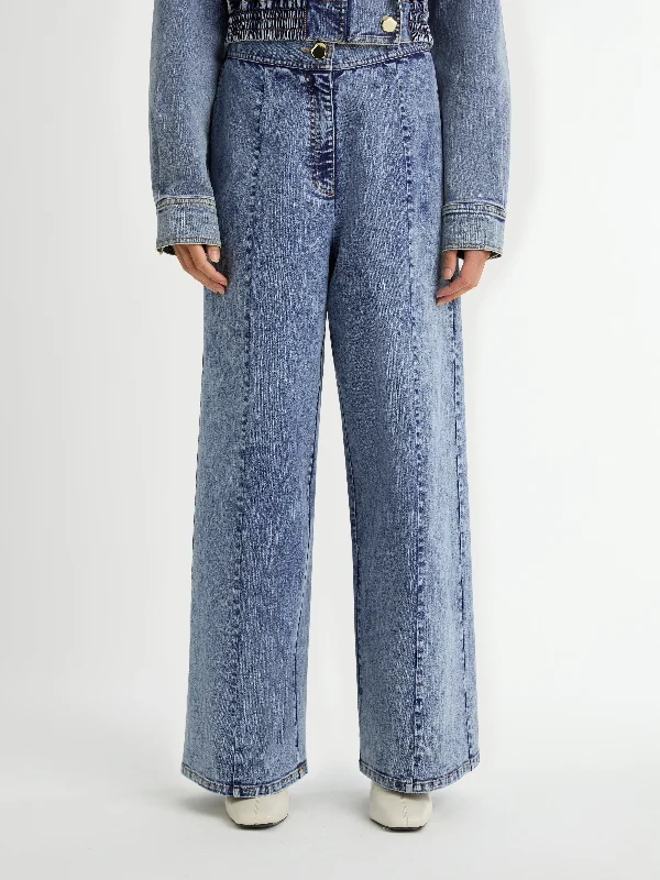 BEAUMONT JEAN Stylish Shredded Denim Jeans