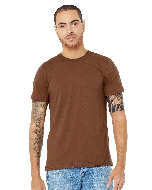 Bella+Canvas Unisex T-Shirt | Chestnut Chenille Blend Fleece Blend Nylon Blend