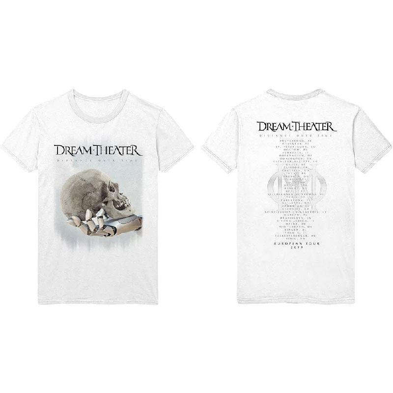 Dream Theater | Official Band T-Shirt | Skull Fade Out (Back Print) Mesh Blend Leather Blend Suede Blend Dream Theater | Official Band T-Shirt | Skull Fade Out (Back Print) Mesh Blend Leather Blend Suede Blend