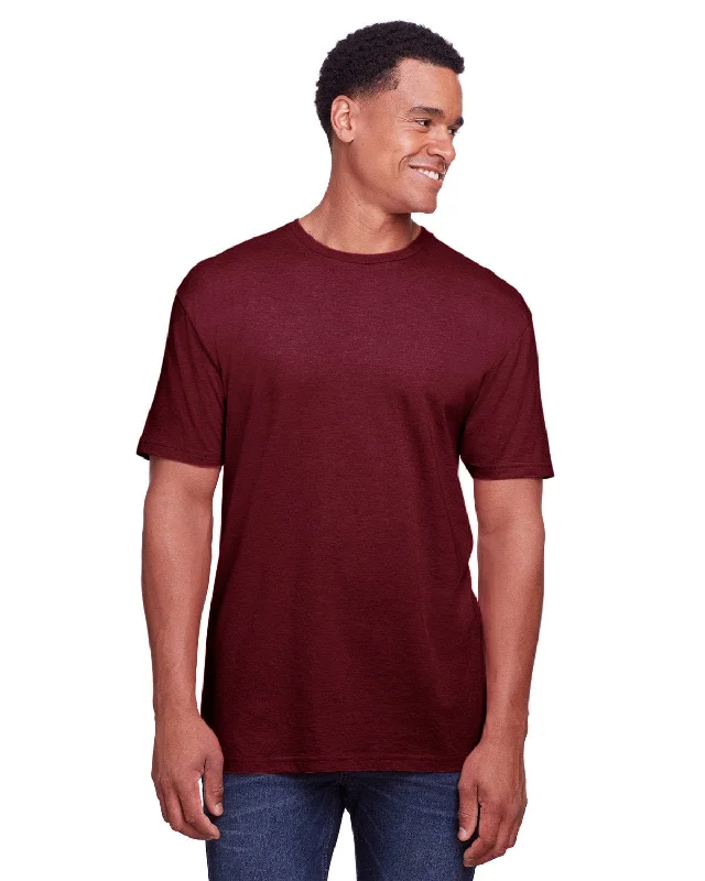 Gildan Mens Softstyle CVC T-Shirt | Maroon Mist Front Pockets Side Pockets Patch Pockets Gildan Mens Softstyle CVC T-Shirt | Maroon Mist Front Pockets Side Pockets Patch Pockets