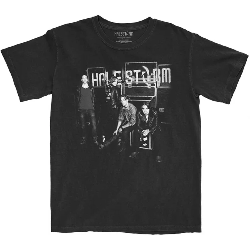 Halestorm | Official Band T-Shirt | The Wild Cover (Back Print) Handmade Hand-knitted Hand-woven Halestorm | Official Band T-Shirt | The Wild Cover (Back Print) Handmade Hand-knitted Hand-woven
