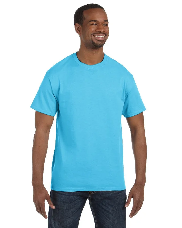 Hanes Authentic-T T-shirt | Aquatic Blue Anti-Shrink Durable Soft