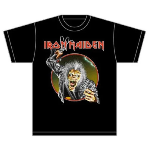 Iron Maiden | Official Band T-Shirt | Eddie Hook Basic T-Shirt Crew Neck Short Sleeve Iron Maiden | Official Band T-Shirt | Eddie Hook Basic T-Shirt Crew Neck Short Sleeve
