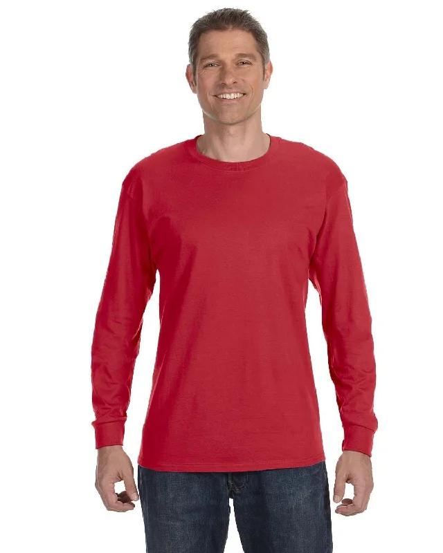 Jerzees DRI-POWER ACTIVE Long Sleeve T-Shirt | True Red Modern Contemporary Chic