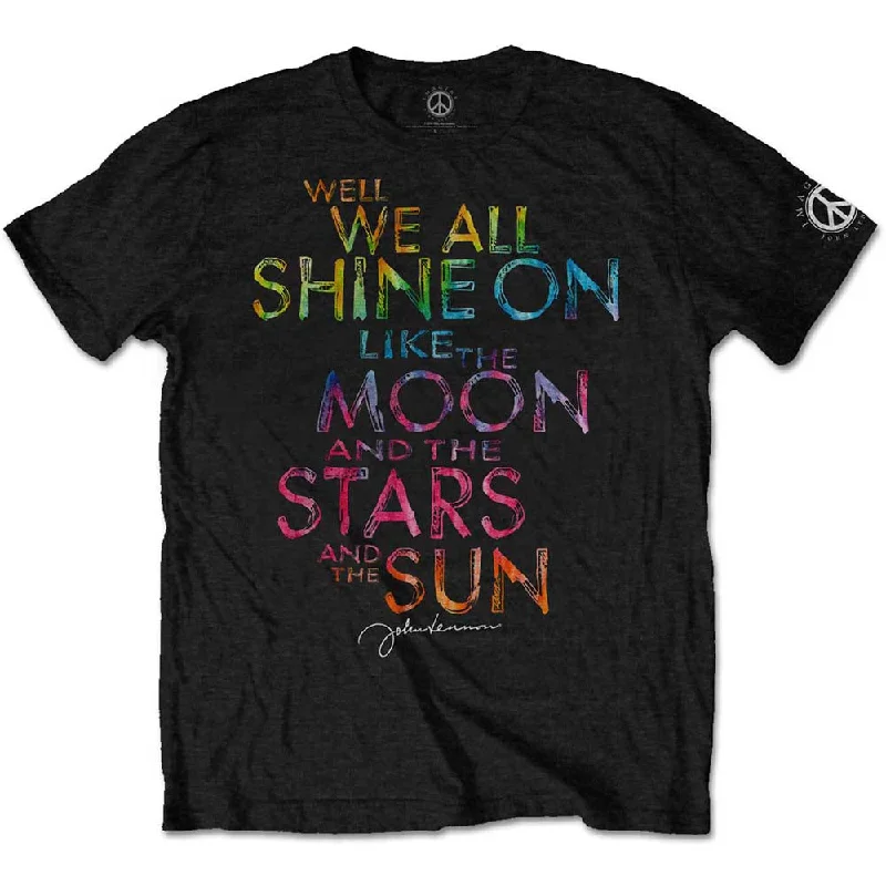 John Lennon | Official Band T-Shirt | Shine On Rayon Velvet Corduroy