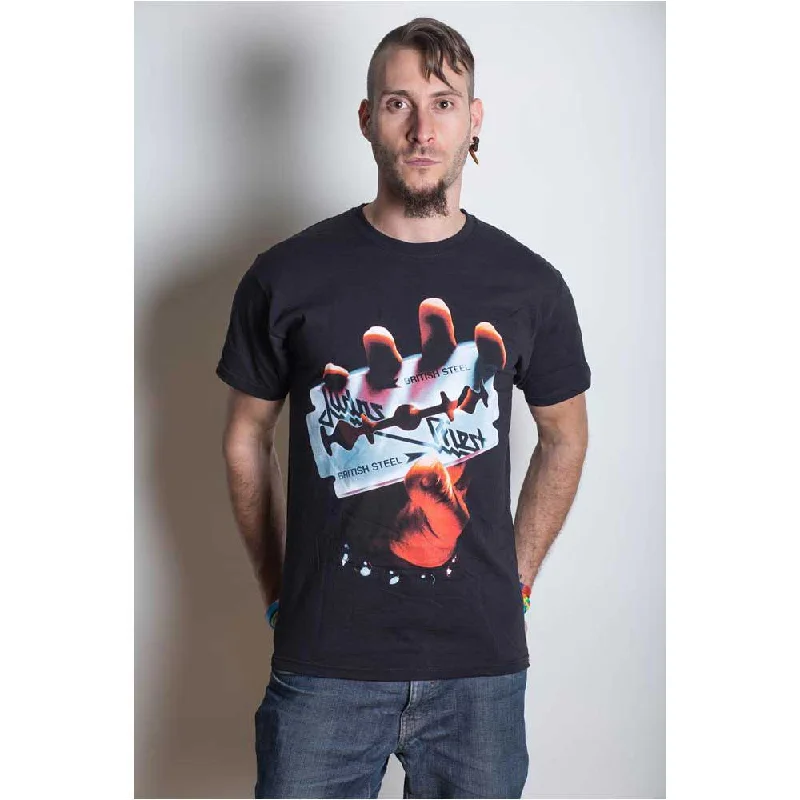 Judas Priest | Official Band T-Shirt | British Steel Cozy Warm Stylish