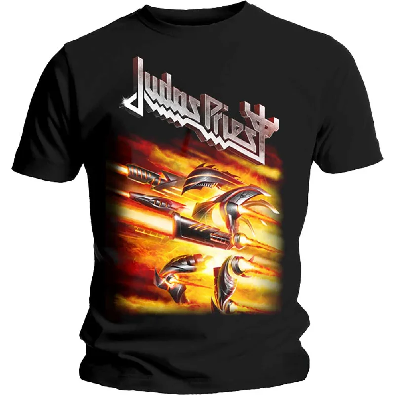 Judas Priest | Official Band T-Shirt | Firepower Welt Pockets Slit Pockets