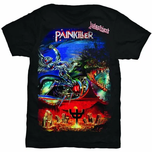 Judas Priest | Official Band T-Shirt | Painkiller Fleece Nylon Spandex