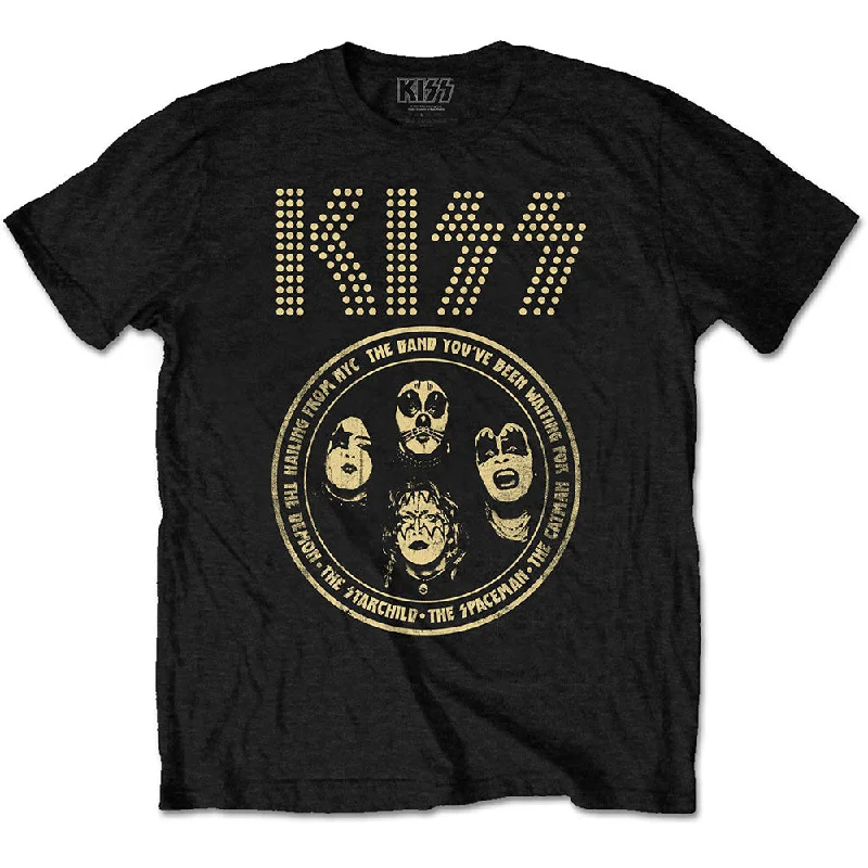 KISS | Official Band T-Shirt | Band Circle Knit Fabric Woven Fabric Fleece Fabric