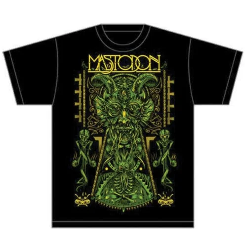 Mastodon | Official Band T-Shirt | Devil on Spandex Blend Rayon Blend Denim Blend