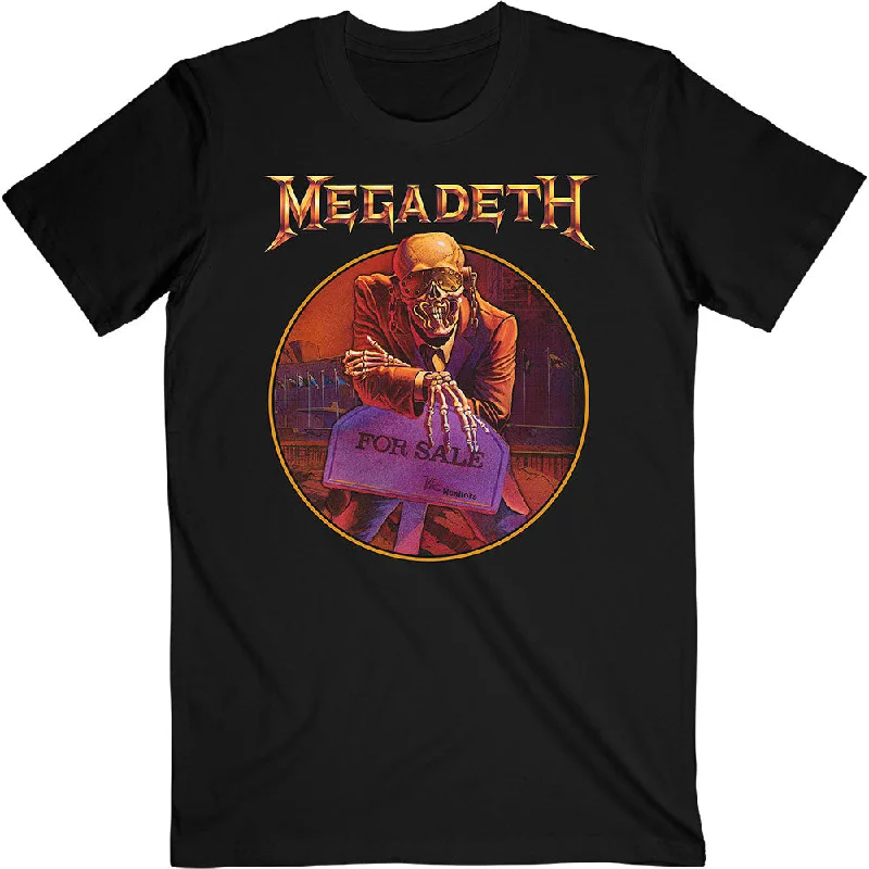 Megadeth | Official Band T-Shirt | Peace Sells… Track list (Back Print) Graphic Embroidered Appliqued Megadeth | Official Band T-Shirt | Peace Sells… Track list (Back Print) Graphic Embroidered Appliqued