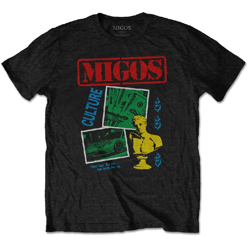 Migos | Official Band T-Shirt | Don't Buy The Car Jersey Fabric Tulle Fabric Batik Fabric Migos | Official Band T-Shirt | Don't Buy The Car Jersey Fabric Tulle Fabric Batik Fabric