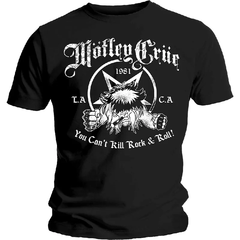 Motley Crue | Official Band T-Shirt | You Can't Kill Rock & Roll Chenille Fabric Brocade Fabric Lace Fabric Motley Crue | Official Band T-Shirt | You Can't Kill Rock & Roll Chenille Fabric Brocade Fabric Lace Fabric