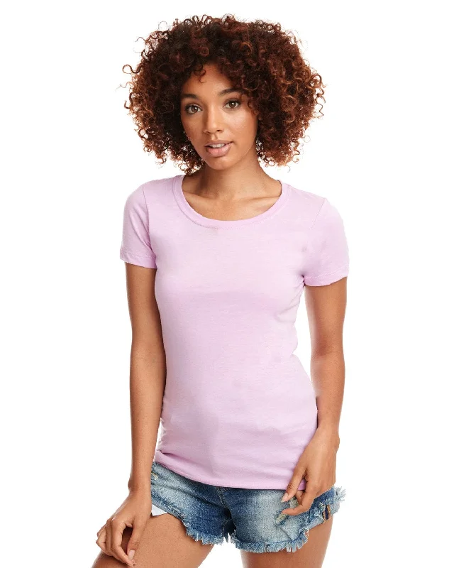 Next Level Ladies Ideal Short Sleeve Crew Tee | Lilac Collared Crew Neck Turtle Neck Next Level Ladies Ideal Short Sleeve Crew Tee | Lilac Collared Crew Neck Turtle Neck