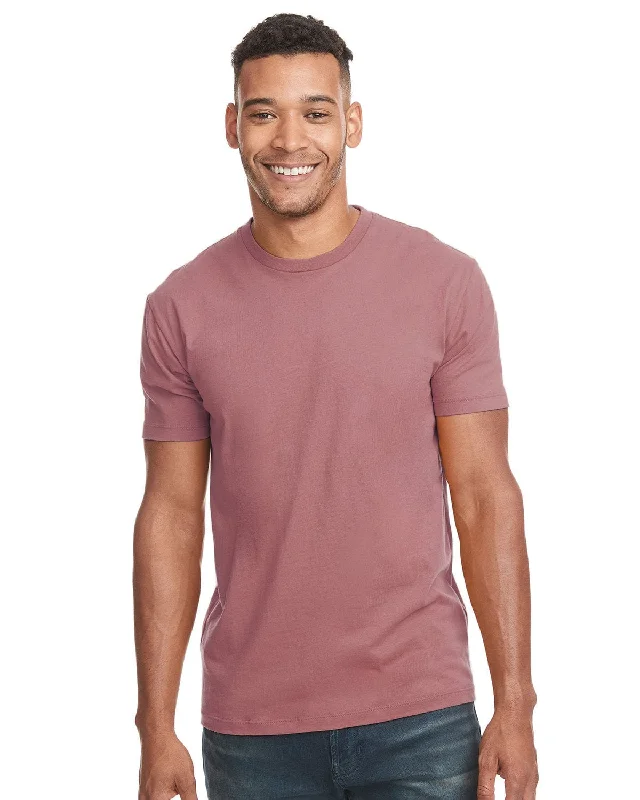 Next Level Unisex Short Sleeve T-Shirt | Mauve Welt Pockets Slit Pockets Flap Pockets Next Level Unisex Short Sleeve T-Shirt | Mauve Welt Pockets Slit Pockets Flap Pockets
