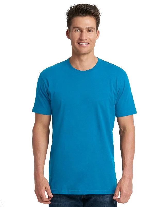 Next Level Unisex Short Sleeve T-Shirt | Turquoise Basic T-Shirt Crew Neck Short Sleeve Next Level Unisex Short Sleeve T-Shirt | Turquoise Basic T-Shirt Crew Neck Short Sleeve