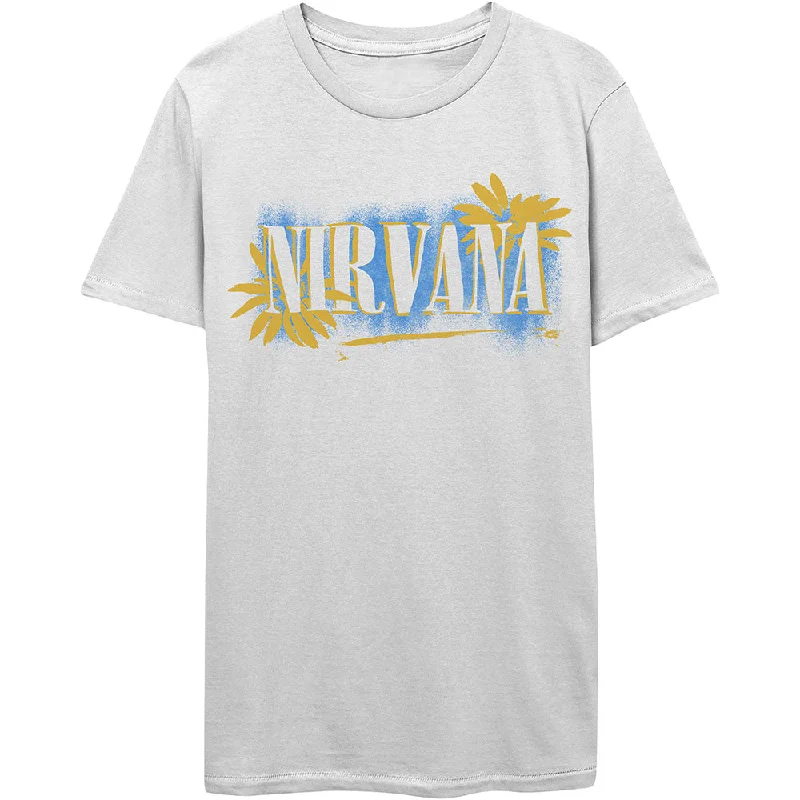 Nirvana | Official Band T-Shirt | All Apologies (Back Print) Fleece Nylon Spandex