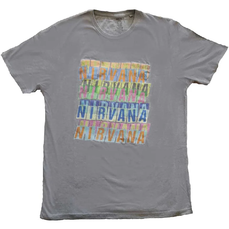 Nirvana | Official Band T-Shirt | Repeat Chenille Blend Fleece Blend Nylon Blend