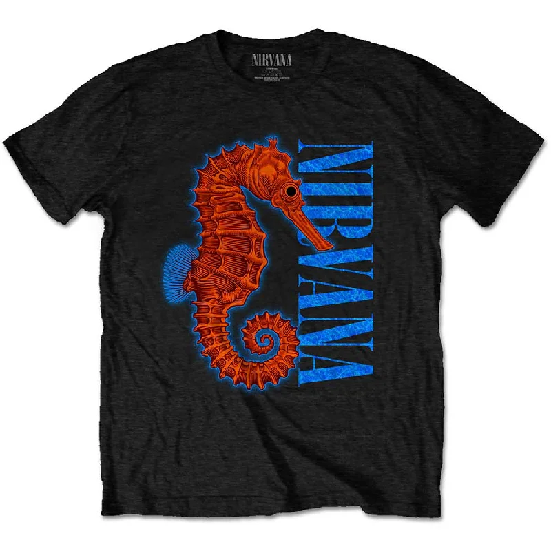 Nirvana | Official Band T-Shirt | Seahorse Handmade Hand-knitted Hand-woven