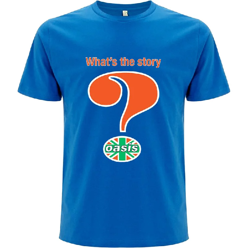 Oasis | Official Band T-Shirt | Question Mark Nylon Fabric Polyester Fabric Spandex Fabric Oasis | Official Band T-Shirt | Question Mark Nylon Fabric Polyester Fabric Spandex Fabric