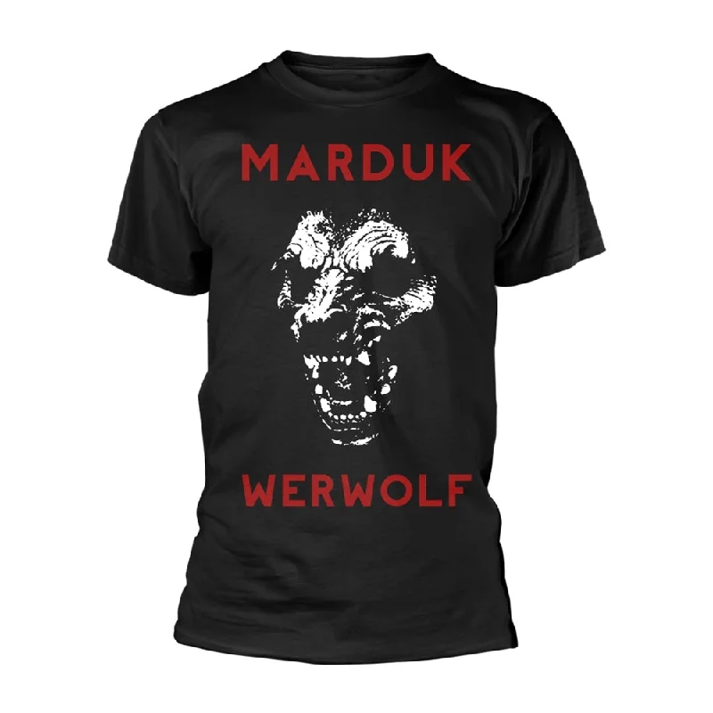 Marduk Unisex T-shirt: Werwolf (back print) Front Pockets Side Pockets Patch Pockets Marduk Unisex T-shirt: Werwolf (back print) Front Pockets Side Pockets Patch Pockets