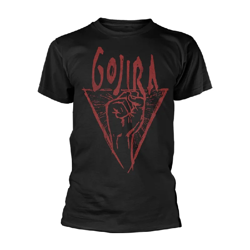 Gojira Unisex T-shirt: Power Glove (Organic Ts) Polka Dot Checkered Tartan