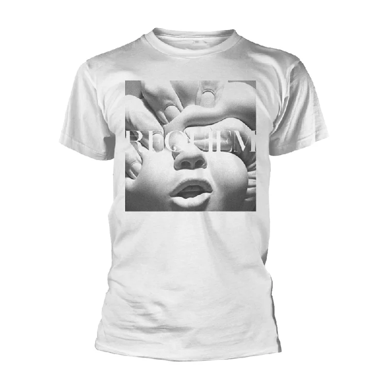 Korn Unisex T-shirt: Requiem (back print) Embroidered Appliqued Beaded