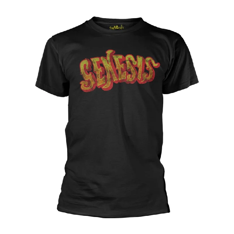 Genesis Unisex T-shirt: Foxtrot Graf Collared T-Shirt Boat Neck A-Line