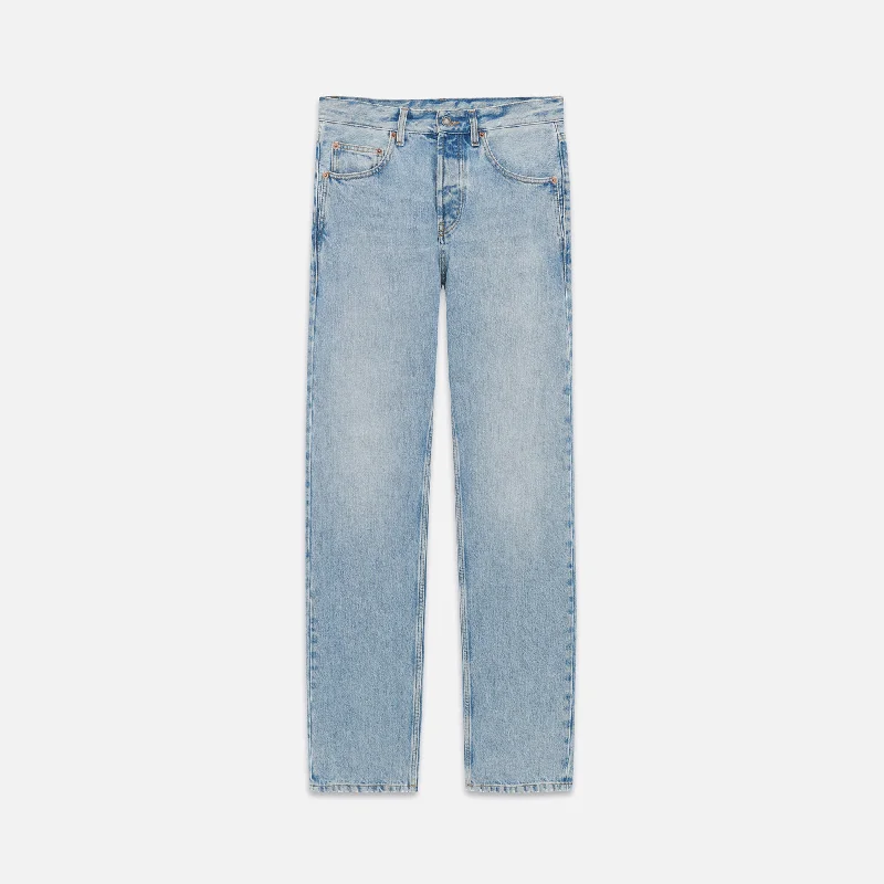 Saint Laurent Adjusted Maxi Long Tiger Jean - Blue Bay Stylish Plus Size Denim Jeans Saint Laurent Adjusted Maxi Long Tiger Jean - Blue Bay Stylish Plus Size Denim Jeans