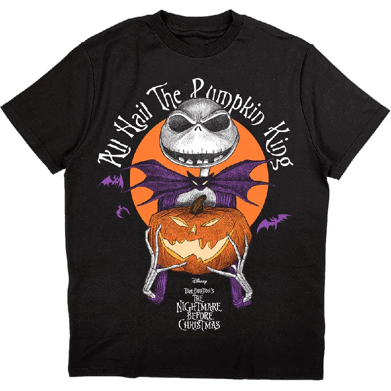 Disney | Official Band T-Shirt | The Nightmare Before Christmas All Hail the Pumpkin King (Small) Chenille Brocade Lace Disney | Official Band T-Shirt | The Nightmare Before Christmas All Hail the Pumpkin King (Small) Chenille Brocade Lace