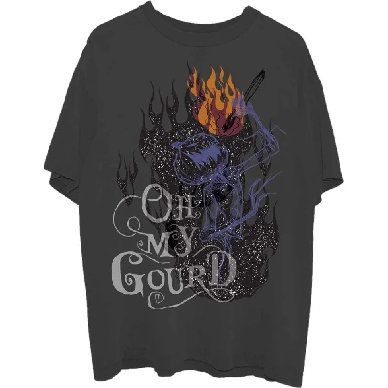 Disney | Official Band T-Shirt | The Nightmare Before Christmas Oh My Gourd Graphic T-Shirt Round Neck Polyester Disney | Official Band T-Shirt | The Nightmare Before Christmas Oh My Gourd Graphic T-Shirt Round Neck Polyester