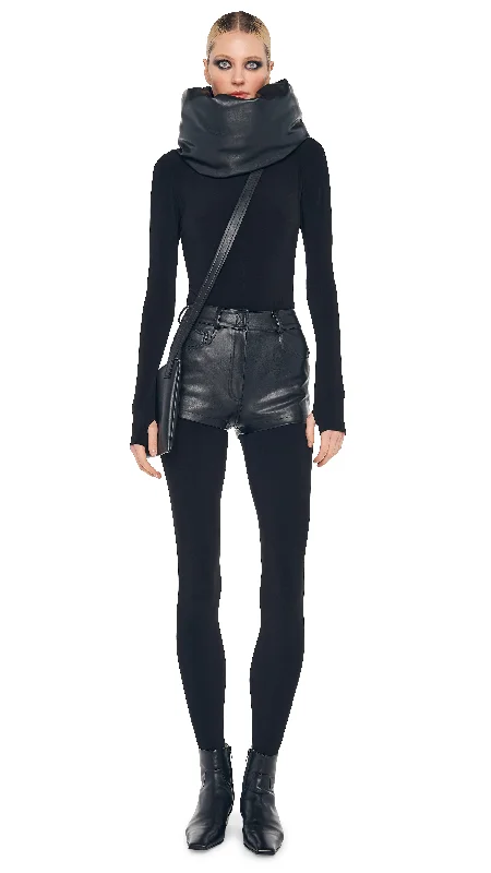 HIGH WAIST JEAN SHORT Fashionable Button-Front Jeans
