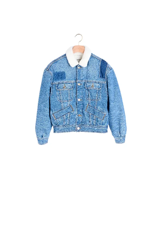 Veste en jean doublée Elegant Bootcut Fit Jeans