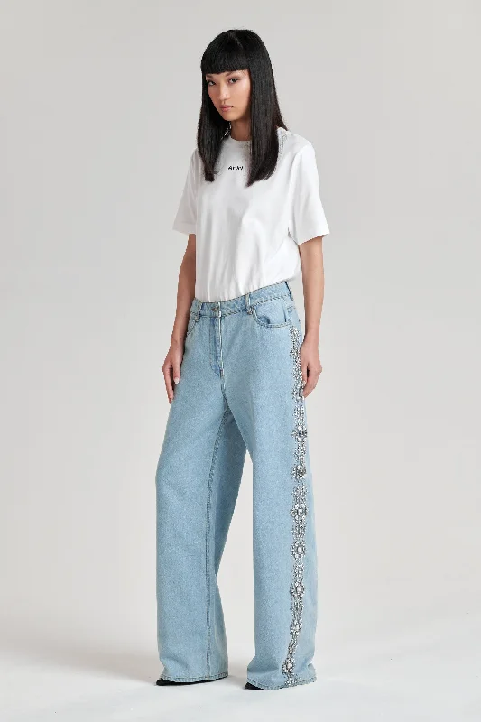 GOODE EMBELLISHED JEAN Stylish Slim Fit Denim