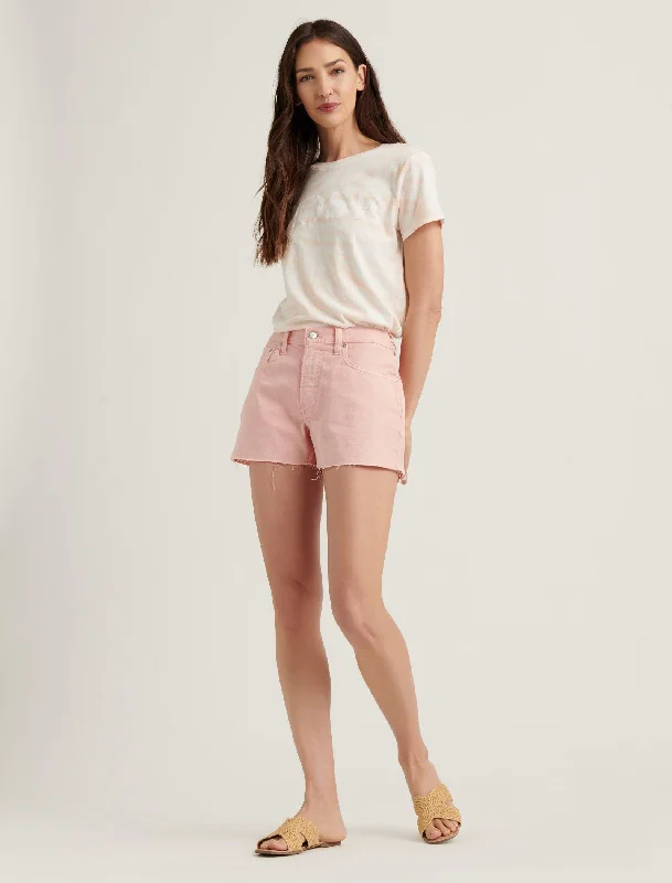Lucky Brand Boyfriend Jean Short Veiled Rose Ct Casual Light Wash Jeans