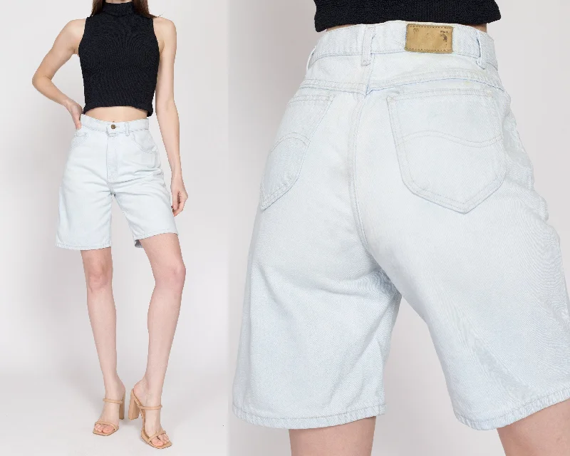 Small 90s Lee Riders Light Wash Jean Shorts 26" Comfortable Straight-Legged Denim