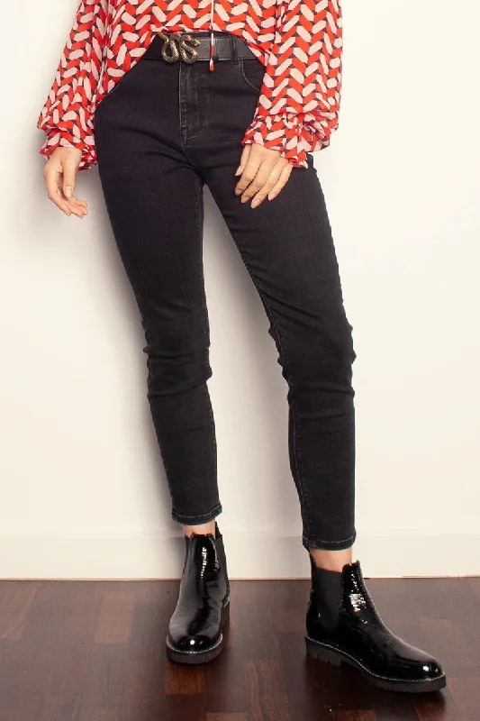 The Others - The Stretch Staple Jean - Washed Black Stylish Plus Size Denim Jeans