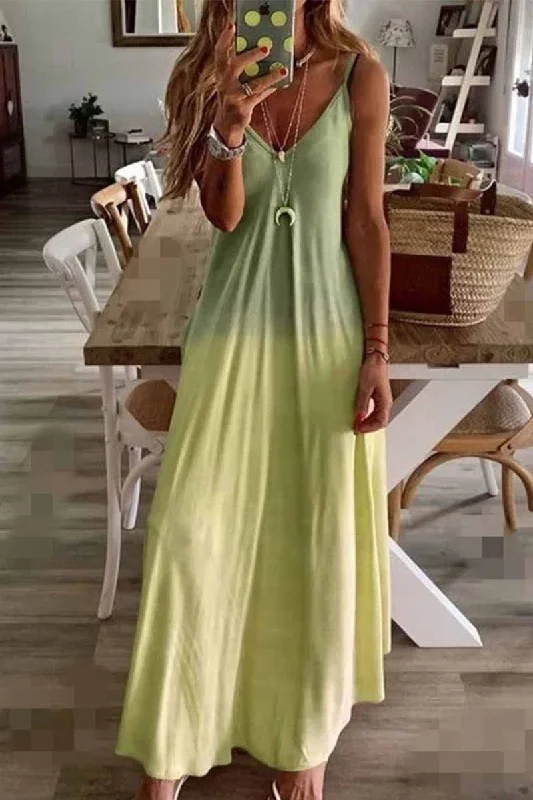 CityHottie Loose Print Maxi Dress (2 Color ) Comfortable Flowy Maxi Dress