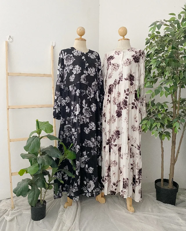 Floral Maxi Dress Zoysia (new) Chic Off-Shoulder Maxi Dress