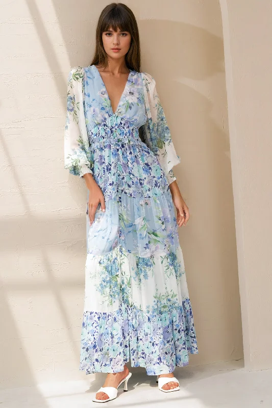 FRIDA MAXI DRESS Elegant Velvet Maxi Dress