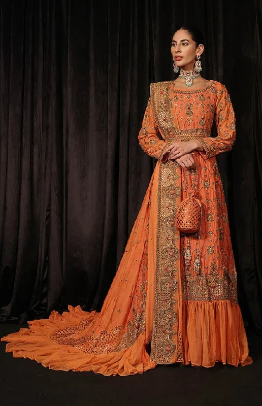 Long Tail Pakistani Bridal Maxi Dress with Dupatta Chic Summer Floral Maxi Dress