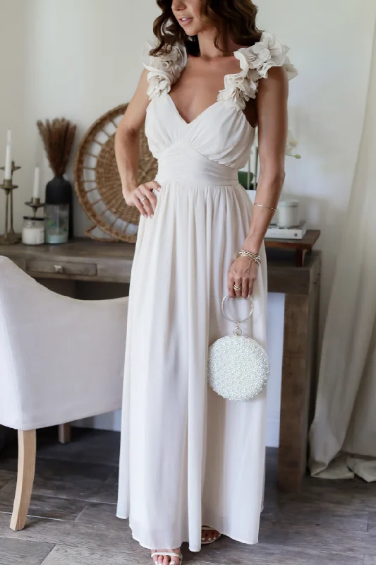 Madeline Maxi Dress Classic Solid Maxi Dress