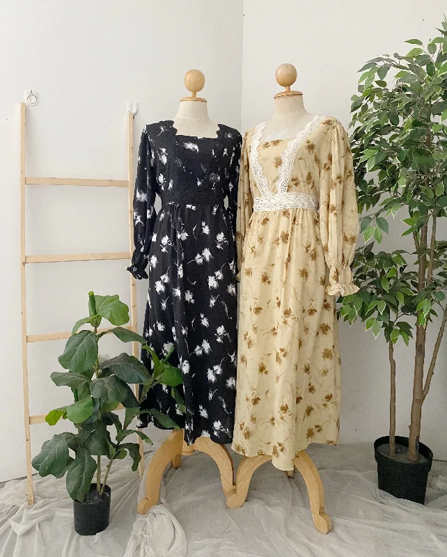 Dandelion lace Maxi Dress Fashionable High-Waist Maxi Dress