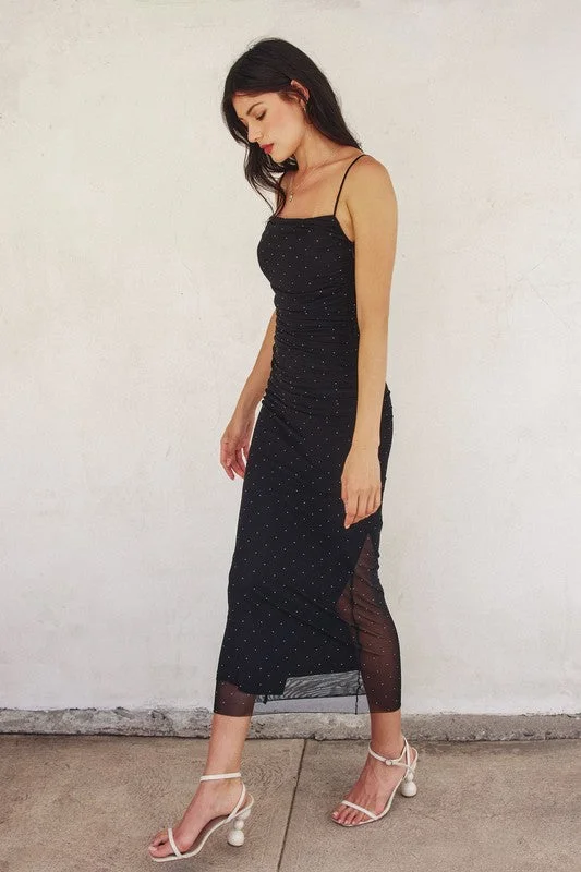 Night We Met Ruched Bodycon Maxi Dress Trendy Floral Print Maxi Dress