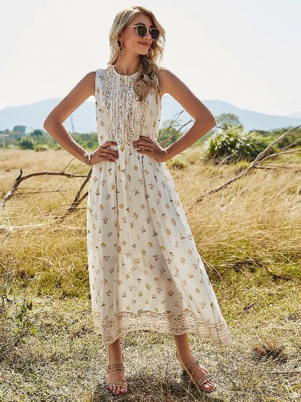 Sleeveless Summer Maxi Dress Cozy Ribbed Maxi Dress