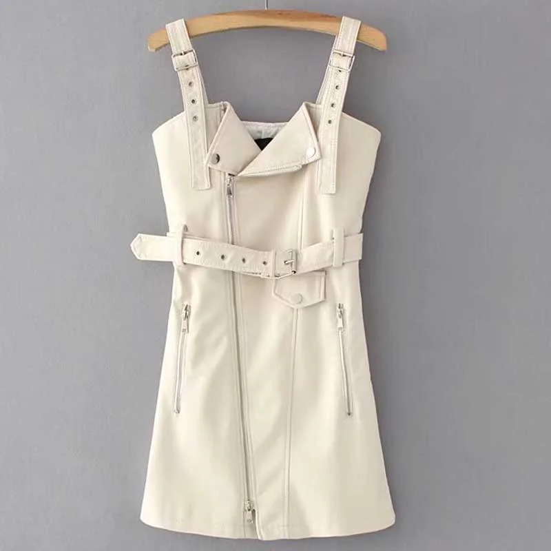 Fashion Cool PU Leather Dress Zipper Tank Casual Mini Dress Solid Black Blue Jean Demin Short Dress Sashes WQD749 Fashionable A-Line Mini Dress Fashion Cool PU Leather Dress Zipper Tank Casual Mini Dress Solid Black Blue Jean Demin Short Dress Sashes WQD749 Fashionable A-Line Mini Dress